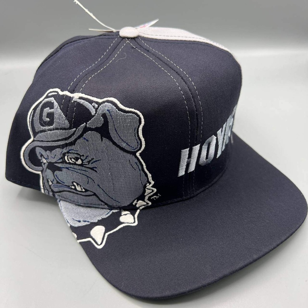 Vintage Georgetown Hoyas Hat‎ Men Black Gray NCAA Snap Back Cap New